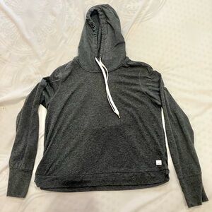 Vuori Dark Charcoal Halo Hooded Pullover